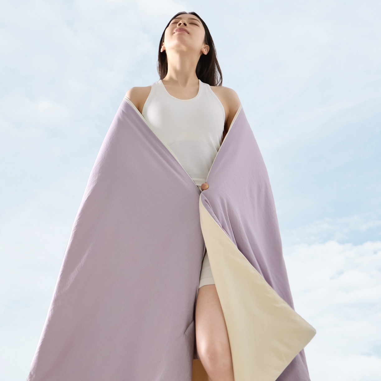 91家纺网 家纺一手货源 找家纺 恒科家纺 2026春夏新款星球酒店某朵同款深睡控温四季被.Pro3.0夏凉被春秋被 雾凇紫粉