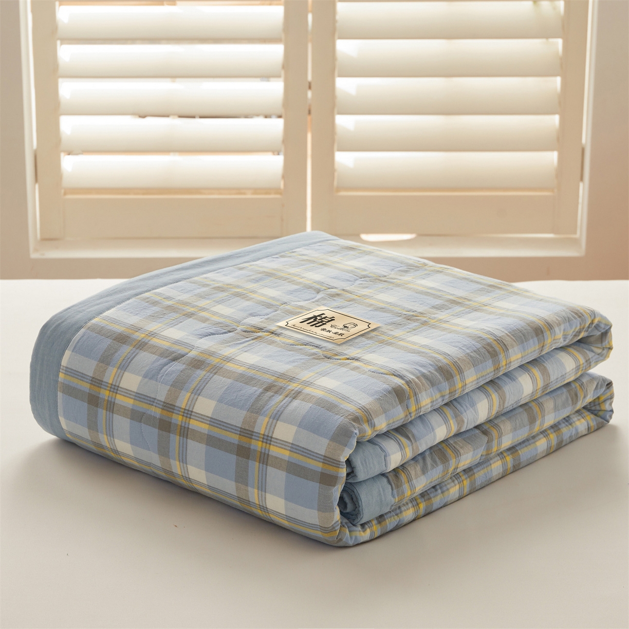 91家纺网 家纺一手货源 找家纺 （总）招财星家纺 2026新款A类无印风100%新疆棉花夏被纯棉夏凉被空调被子薄被芯棉花被四件套