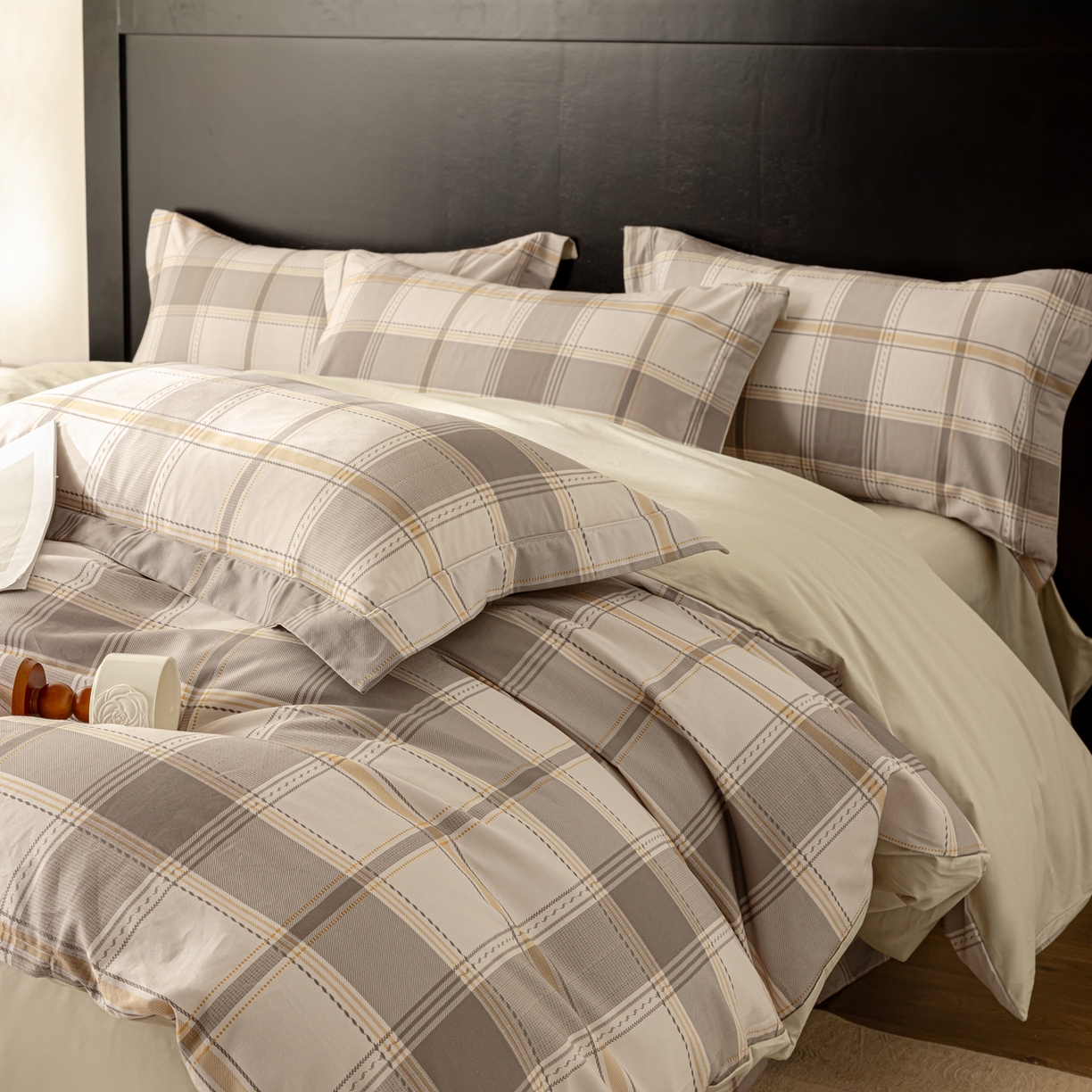 91家纺网 家纺一手货源 找家纺 莱豫家纺 2026新款50s阿克苏长绒棉数码印花四件套 科洛雅