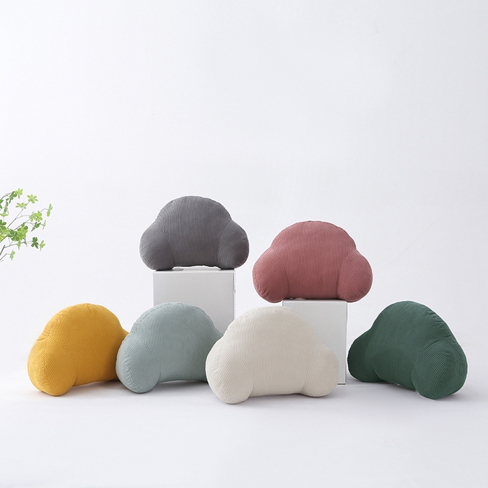 91家纺网 家纺一手货源 找家纺 （总）囍莱家纺 2026春夏新款灯芯绒云朵包腰靠（不供1688）