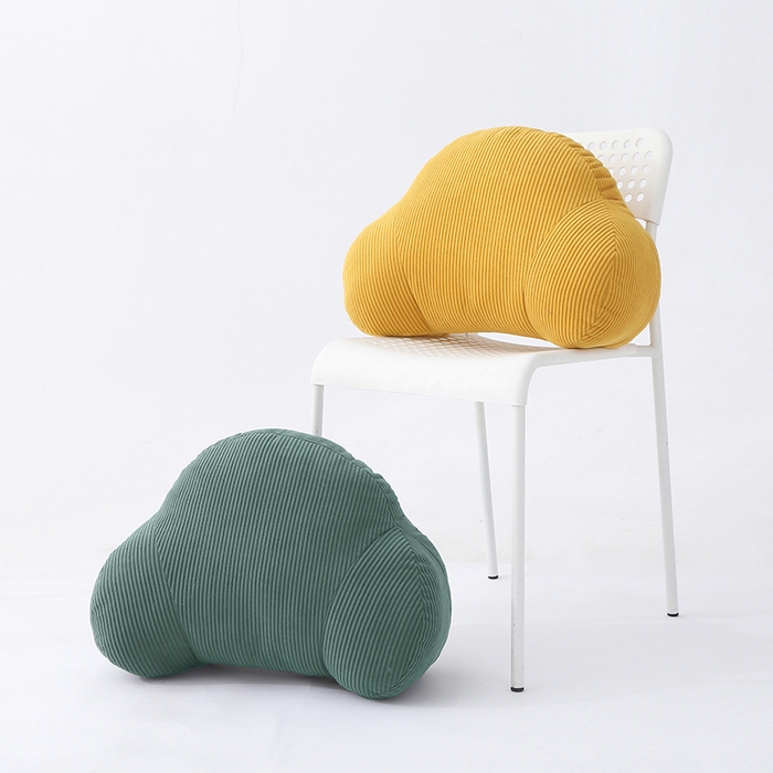 91家纺网 家纺一手货源 找家纺 （总）囍莱家纺 2026春夏新款灯芯绒云朵包腰靠（不供1688）