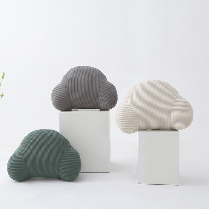 91家纺网 家纺一手货源 找家纺 （总）囍莱家纺 2026春夏新款灯芯绒云朵包腰靠（不供1688）