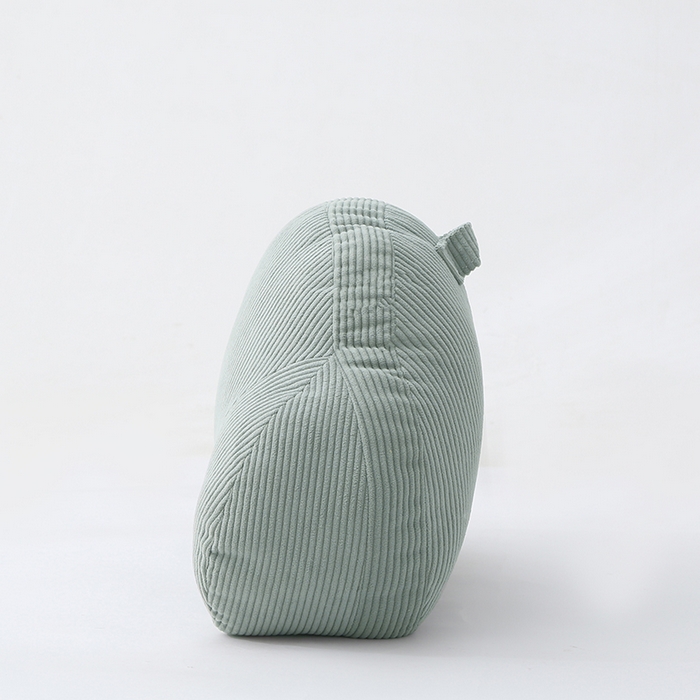 91家纺网 家纺一手货源 找家纺 囍莱家纺 2026春夏新款灯芯绒云朵包腰靠（不供1688） 青色