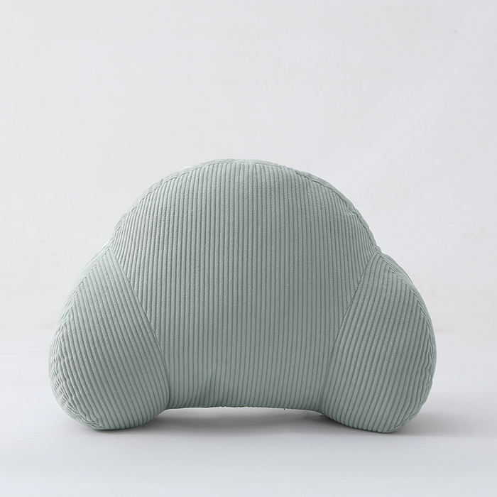 91家纺网 家纺一手货源 找家纺 囍莱家纺 2026春夏新款灯芯绒云朵包腰靠（不供1688） 青色