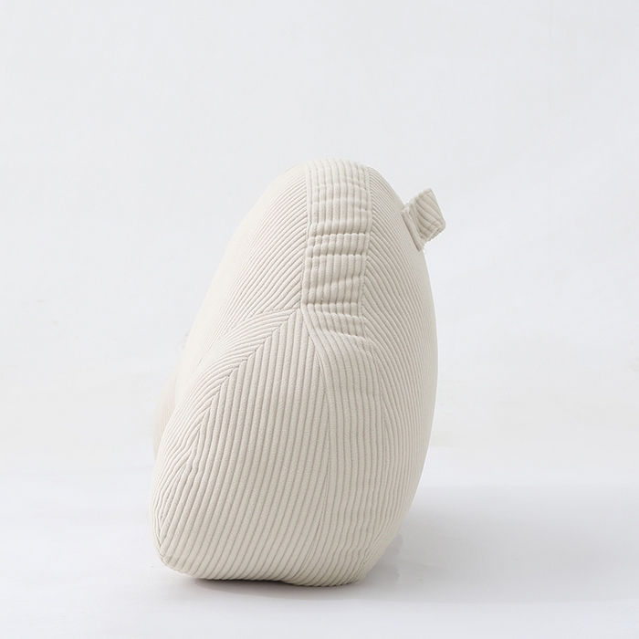 91家纺网 家纺一手货源 找家纺 囍莱家纺 2026春夏新款灯芯绒云朵包腰靠（不供1688） 白色