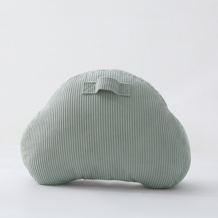 91家纺网 家纺一手货源 找家纺 囍莱家纺 2026春夏新款灯芯绒云朵包腰靠（不供1688） 青色