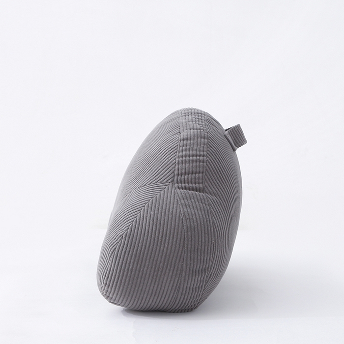 91家纺网 家纺一手货源 找家纺 囍莱家纺 2026春夏新款灯芯绒云朵包腰靠（不供1688） 灰色