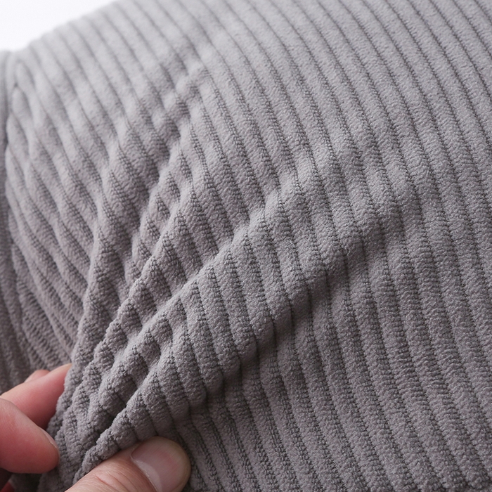 91家纺网 家纺一手货源 找家纺 囍莱家纺 2026春夏新款灯芯绒云朵包腰靠（不供1688） 灰色