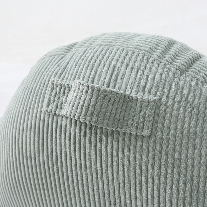 91家纺网 家纺一手货源 找家纺 囍莱家纺 2026春夏新款灯芯绒云朵包腰靠（不供1688） 青色