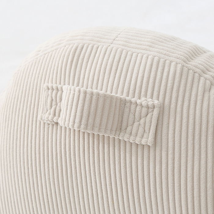 91家纺网 家纺一手货源 找家纺 囍莱家纺 2026春夏新款灯芯绒云朵包腰靠（不供1688） 白色