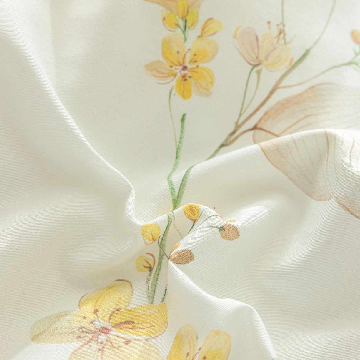 91家纺网 家纺一手货源 找家纺 莱豫家纺 2026新款50s阿克苏长绒棉数码印花四件套 佳昕