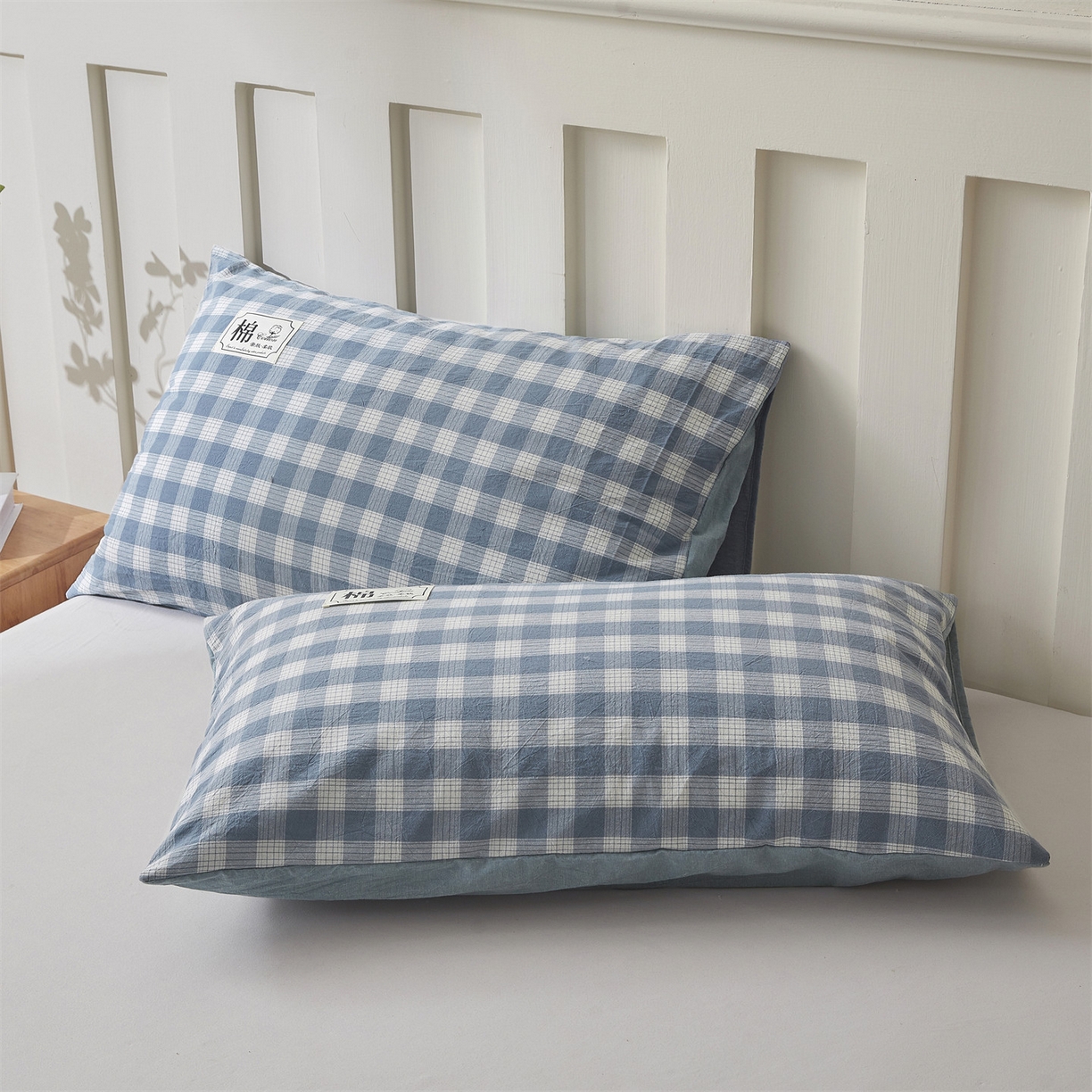 91家纺网 家纺一手货源 找家纺 招财星家纺 2026新款A类无印风100%新疆棉花夏被纯棉夏凉被空调被子薄被芯棉花被四件套 简兮格-蓝