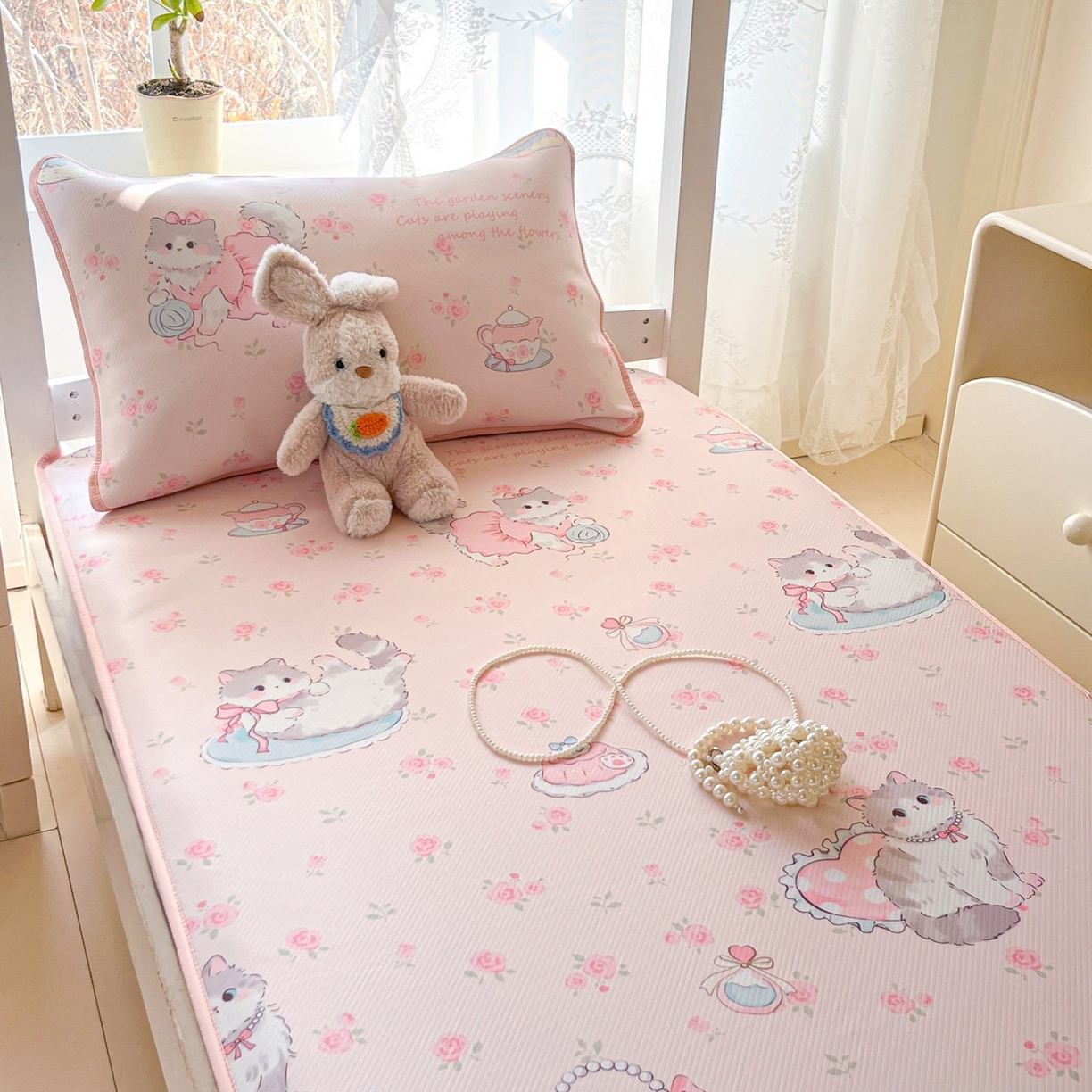 91家纺网 家纺一手货源 找家纺 （总）川悦生活 2026新款凉感冰丝席小阪凉感冰丝数码印花席学生床