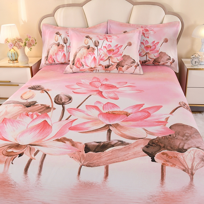 91家纺网 家纺一手货源 找家纺 （总）望淮家纺 2025新款老粗布凉席床单三件套