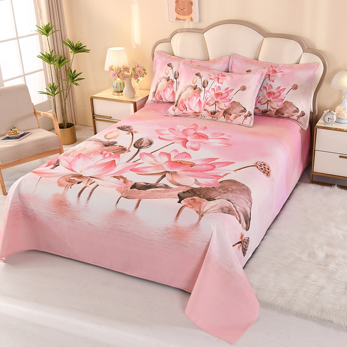 91家纺网 家纺一手货源 找家纺 （总）望淮家纺 2025新款老粗布凉席床单三件套