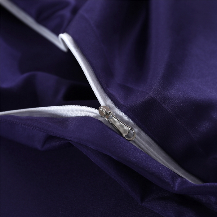 91家纺网 家纺一手货源 找家纺 韩秀 2026新款水洗真丝四件套-甜馨系列 甜馨-藏青