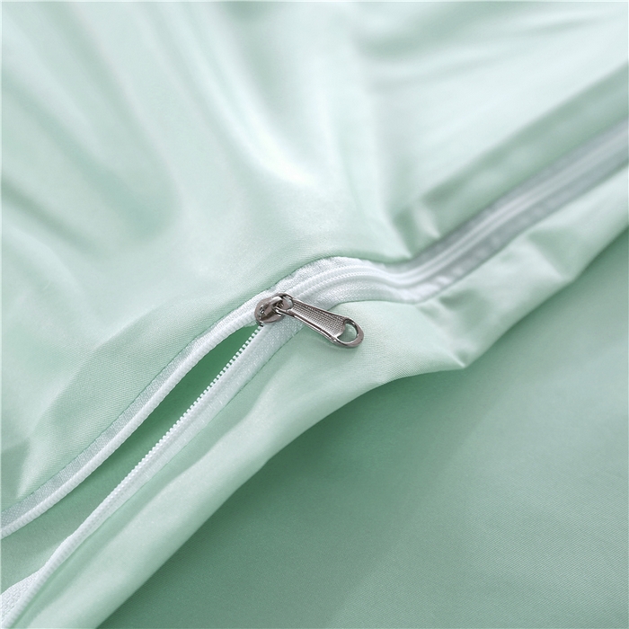 91家纺网 家纺一手货源 找家纺 韩秀 2026新款水洗真丝四件套-甜馨系列 甜馨-浅绿