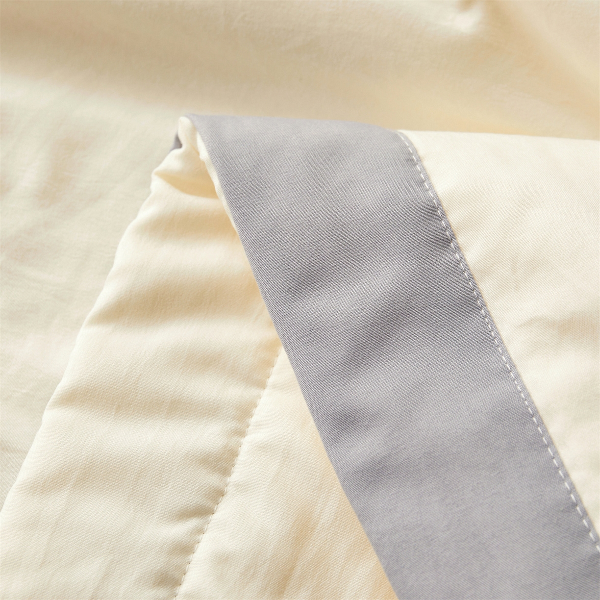 91家纺网 家纺一手货源 找家纺 招财星家纺 2026新款A类无印风100%新疆棉花夏被纯棉夏凉被空调被子薄被芯棉花被四件套 云朵白