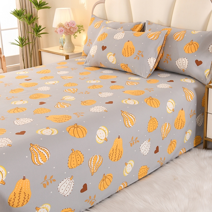 91家纺网 家纺一手货源 找家纺 望淮家纺 2025新款老粗布凉席床单三件套 福瓜