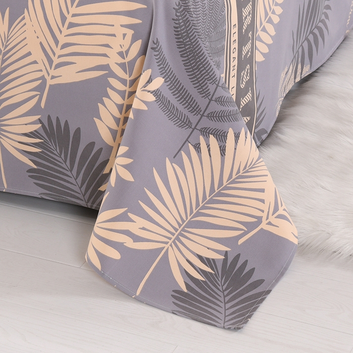 91家纺网 家纺一手货源 找家纺 望淮家纺 2025新款老粗布凉席床单三件套 黄金叶