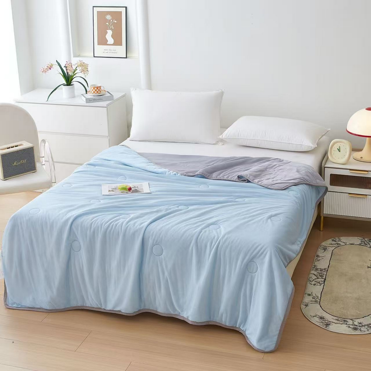 91家纺网 家纺一手货源 找家纺 （总）益多眠 2026新款超声波凉感丝夏被