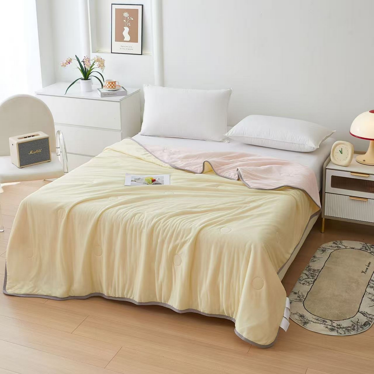 91家纺网 家纺一手货源 找家纺 （总）益多眠 2026新款超声波凉感丝夏被