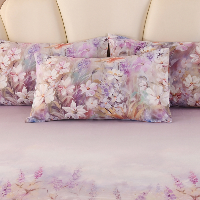 91家纺网 家纺一手货源 找家纺 望淮家纺 2025新款老粗布凉席床单三件套 梦幻