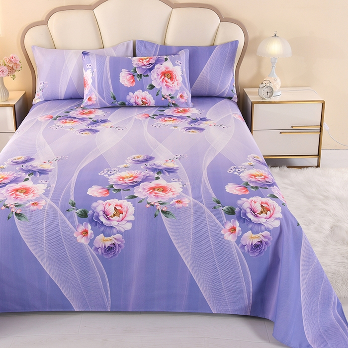 91家纺网 家纺一手货源 找家纺 望淮家纺 2025新款老粗布凉席床单三件套 千寻