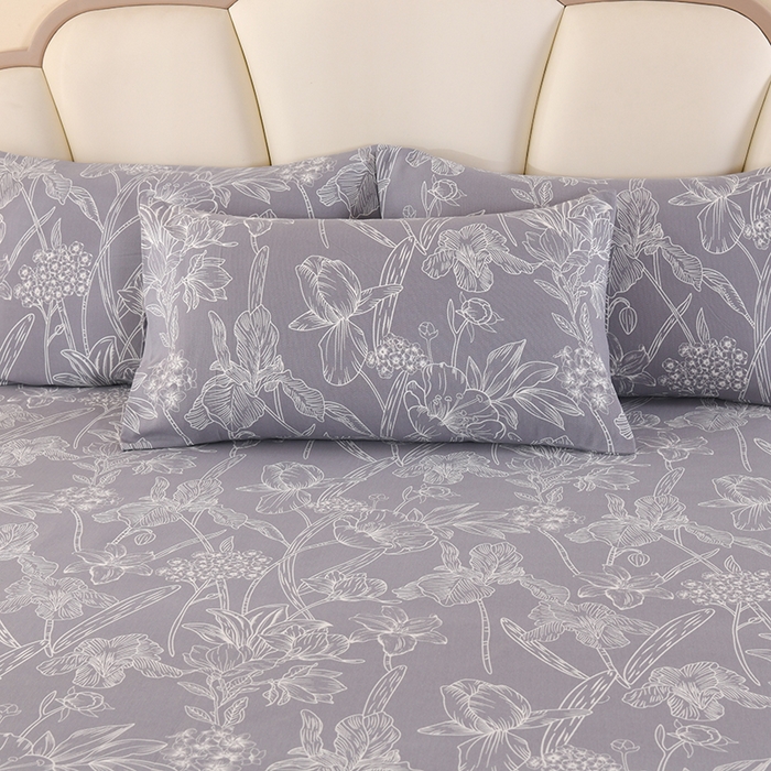 91家纺网 家纺一手货源 找家纺 望淮家纺 2025新款老粗布凉席床单三件套 相爱