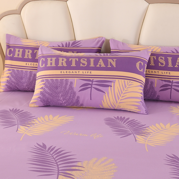 91家纺网 家纺一手货源 找家纺 望淮家纺 2025新款老粗布凉席床单三件套 紫气东来