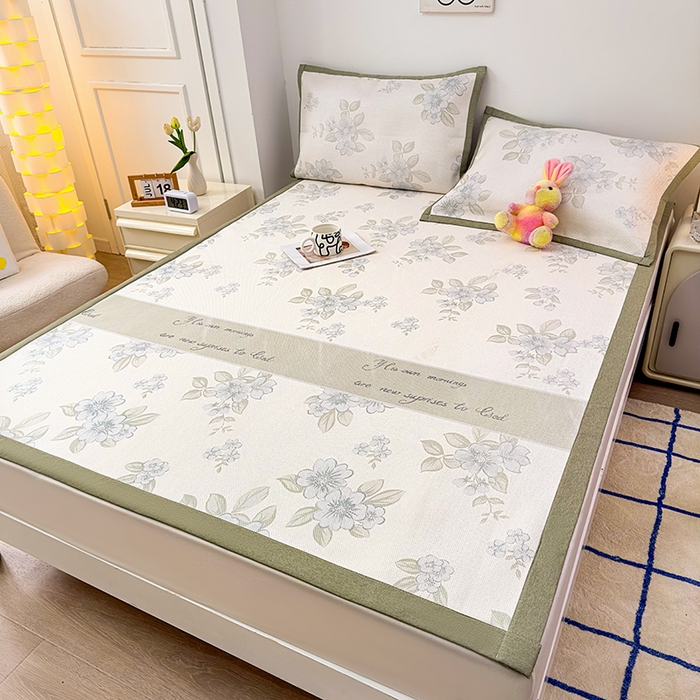 91家纺网 家纺一手货源 找家纺 （总）大元 2026新款数码印花冰藤席系列