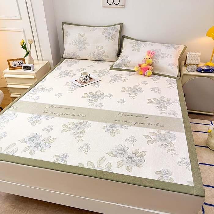 91家纺网 家纺一手货源 找家纺 （总）大元 2026新款数码印花冰藤席系列