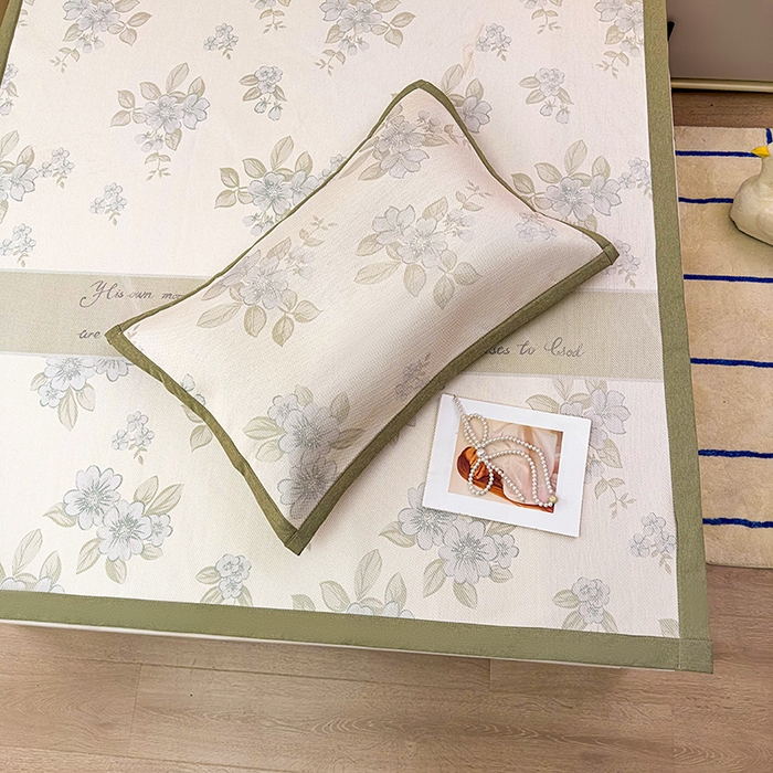 91家纺网 家纺一手货源 找家纺 （总）大元 2026新款数码印花冰藤席系列