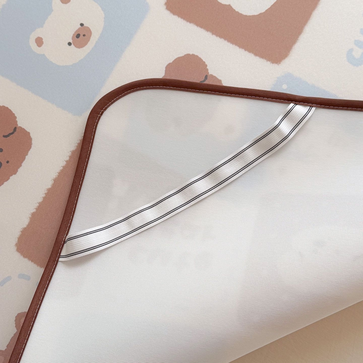 91家纺网 家纺一手货源 找家纺 美乐迪家纺 2026新款水光冰丝凉席夏被 动物棋盘格