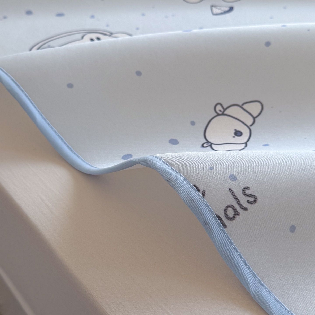 91家纺网 家纺一手货源 找家纺 美乐迪家纺 2026新款水光冰丝凉席夏被 甜蜜伙伴