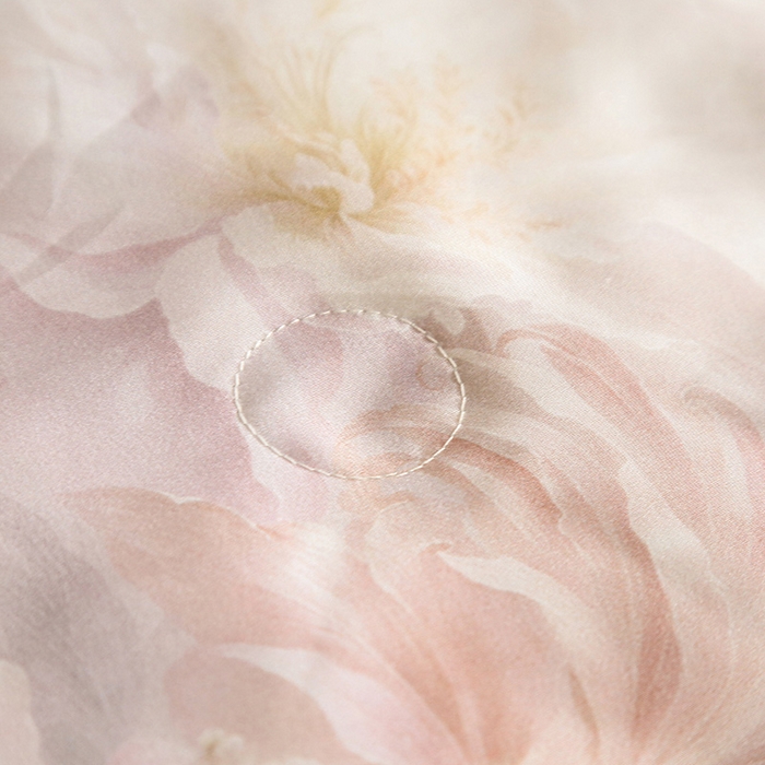 91家纺网 家纺一手货源 找家纺 薇玛仕 2026春夏新款100支兰精天丝数码印花可水洗蚕丝夏凉被空调被100蚕丝填充可过检测 蒂芙尼 粉