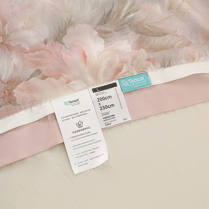 91家纺网 家纺一手货源 找家纺 薇玛仕 2026春夏新款100支兰精天丝数码印花可水洗蚕丝夏凉被空调被100蚕丝填充可过检测 蒂芙尼 粉