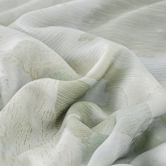 91家纺网 家纺一手货源 找家纺 薇玛仕 2026春夏新款100支兰精天丝数码印花可水洗蚕丝夏凉被空调被100蚕丝填充可过检测 伊芙琳 绿