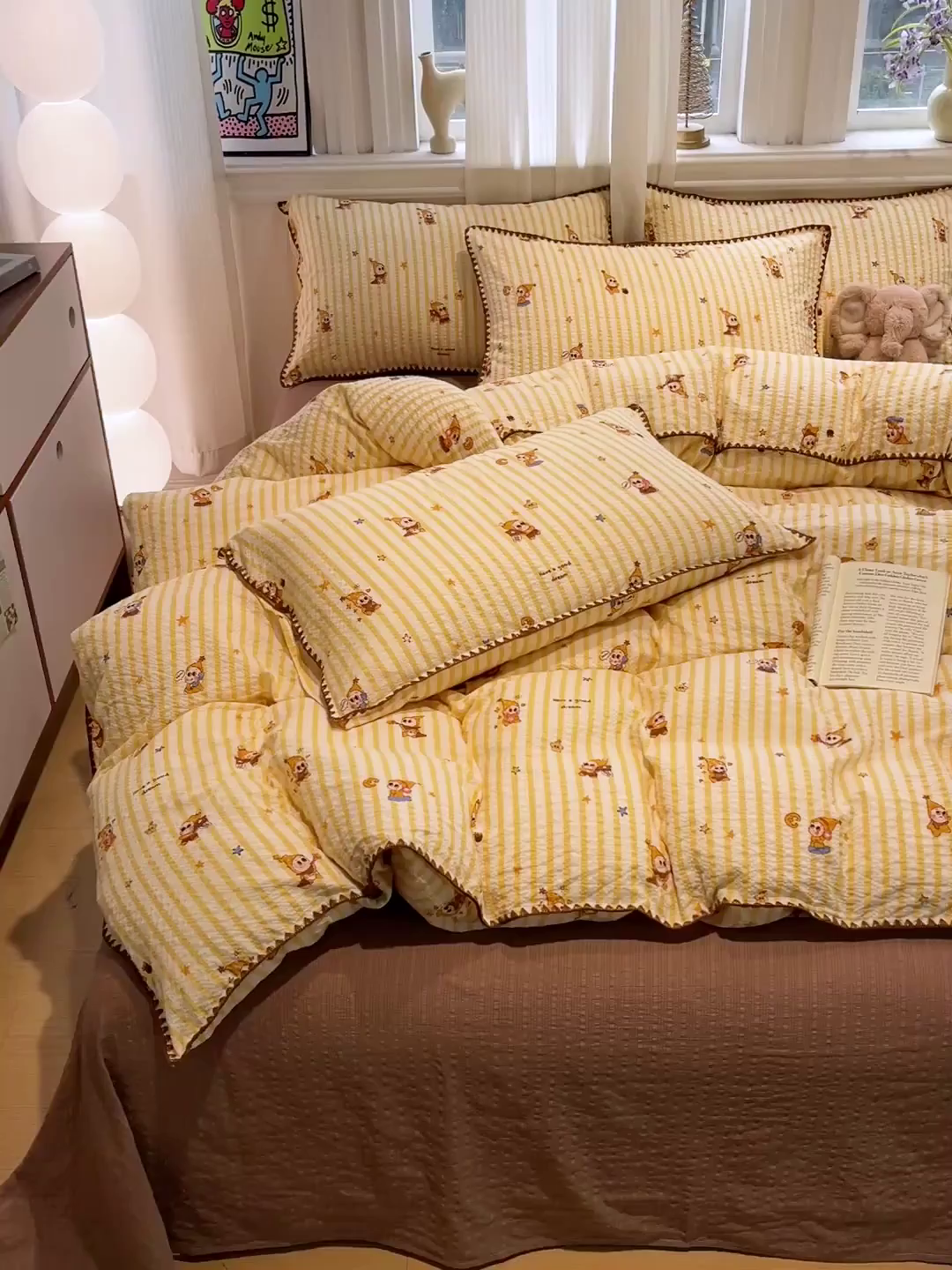 91家纺网 家纺一手货源 找家纺 （总）源舍家纺 2026新款泡芙纱贝壳绣四件套