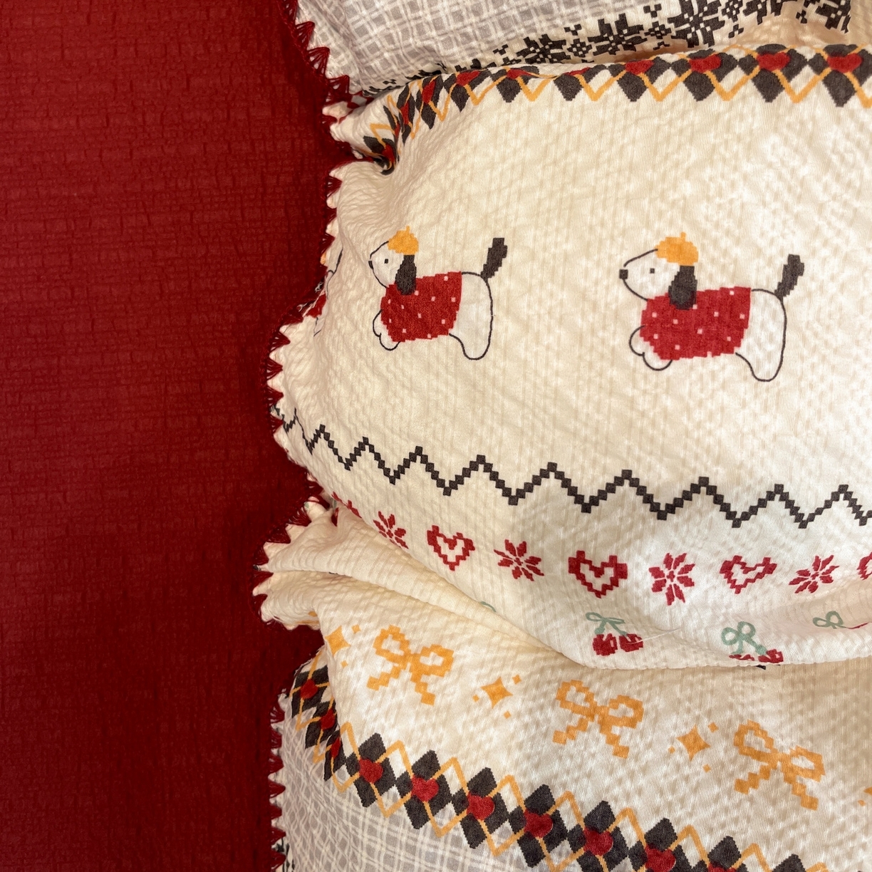 91家纺网 家纺一手货源 找家纺 （总）源舍家纺 2026新款泡芙纱贝壳绣四件套