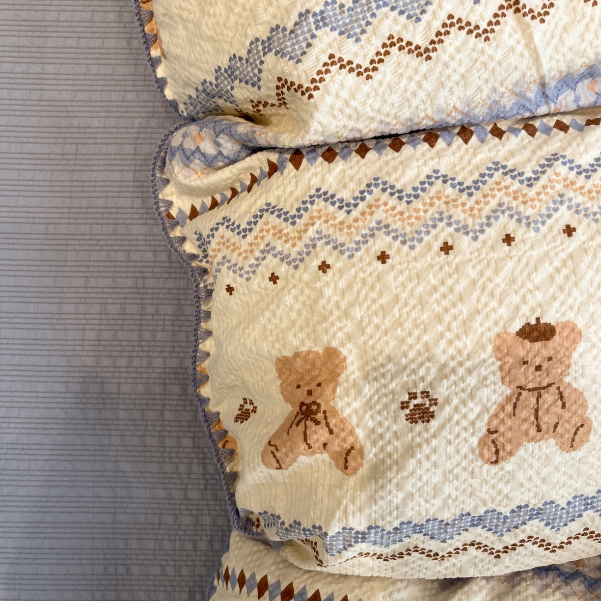 91家纺网 家纺一手货源 找家纺 （总）源舍家纺 2026新款泡芙纱贝壳绣四件套