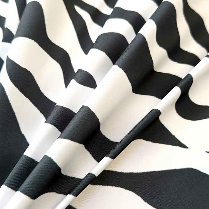 91家纺网 家纺一手货源 找家纺 摩卡（乐趣） 2026新款豹纹水洗真丝款四件套 斑马