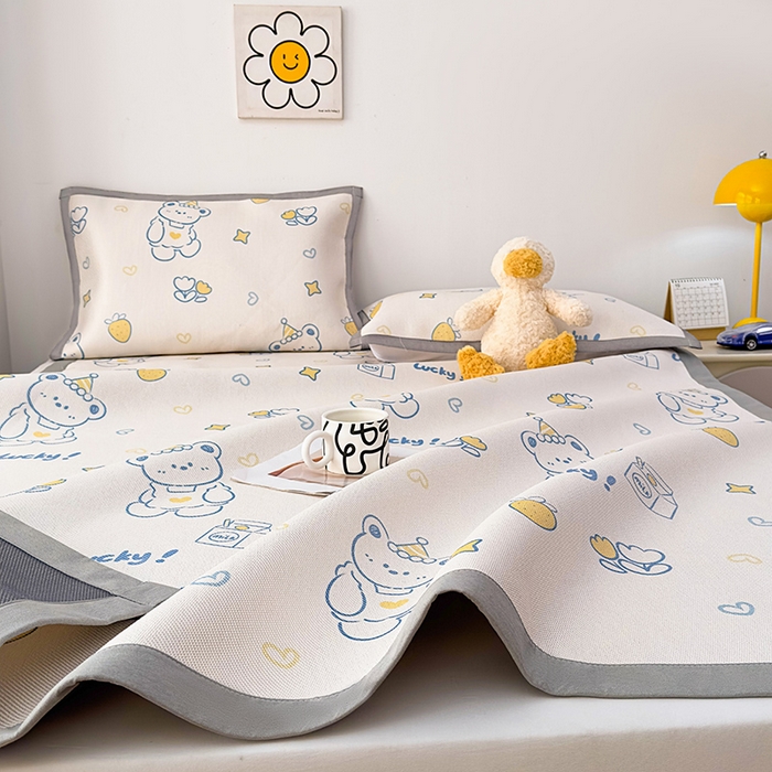 91家纺网 家纺一手货源 找家纺 （总）大元 2026新款数码印花冰藤席系列