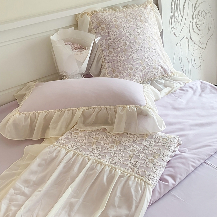 91家纺网 家纺一手货源 找家纺 吾欢心 2026新款A类赫琳娜夏被四件套 赫琳娜紫