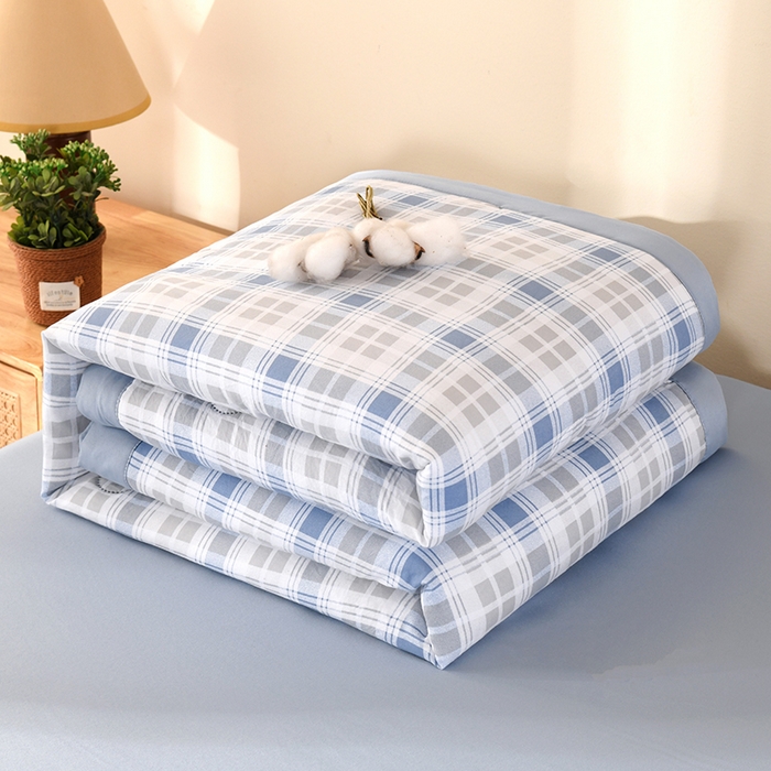 欧夏家纺 2026水洗棉印花超声波夏被空调被夏凉被薄被子直播外贸供货 简兰格