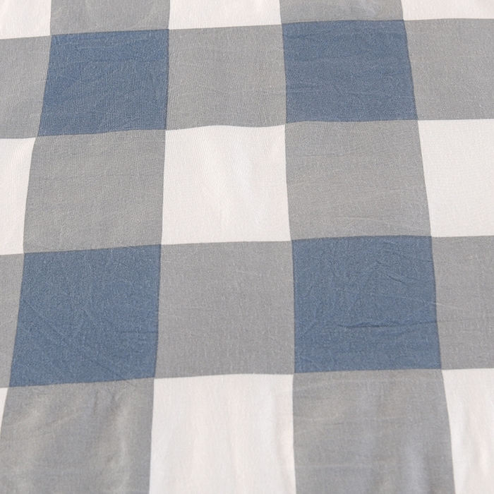 91家纺网 家纺一手货源 找家纺 欧夏家纺 2026水洗棉印花超声波夏被空调被夏凉被薄被子直播外贸供货 灰蓝格