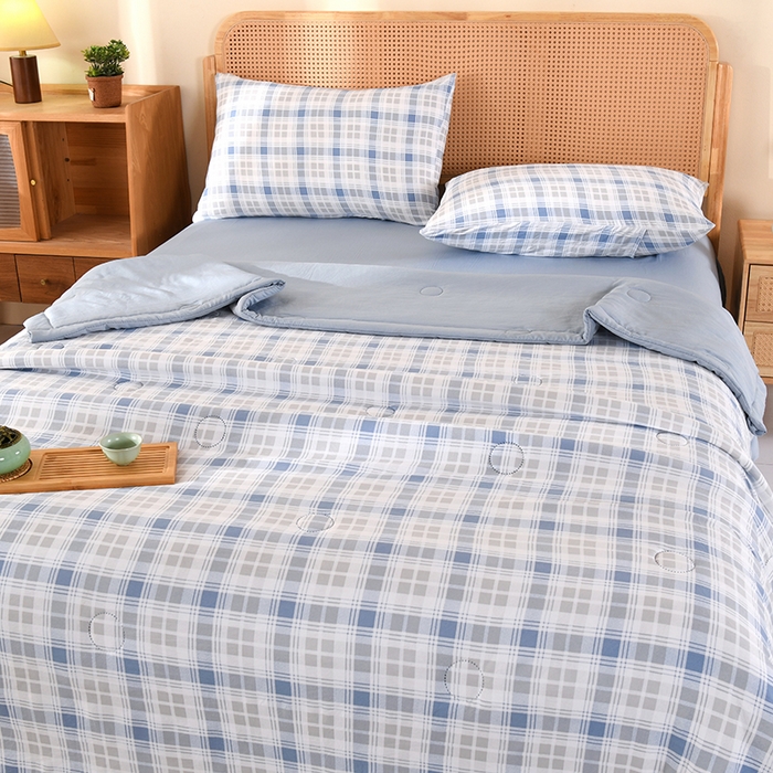 91家纺网 家纺一手货源 找家纺 欧夏家纺 2026水洗棉印花超声波夏被空调被夏凉被薄被子直播外贸供货 简兰格