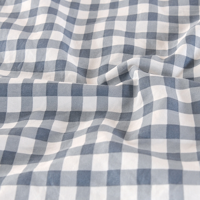 91家纺网 家纺一手货源 找家纺 欧夏家纺 2026水洗棉印花超声波夏被空调被夏凉被薄被子直播外贸供货 蓝小格