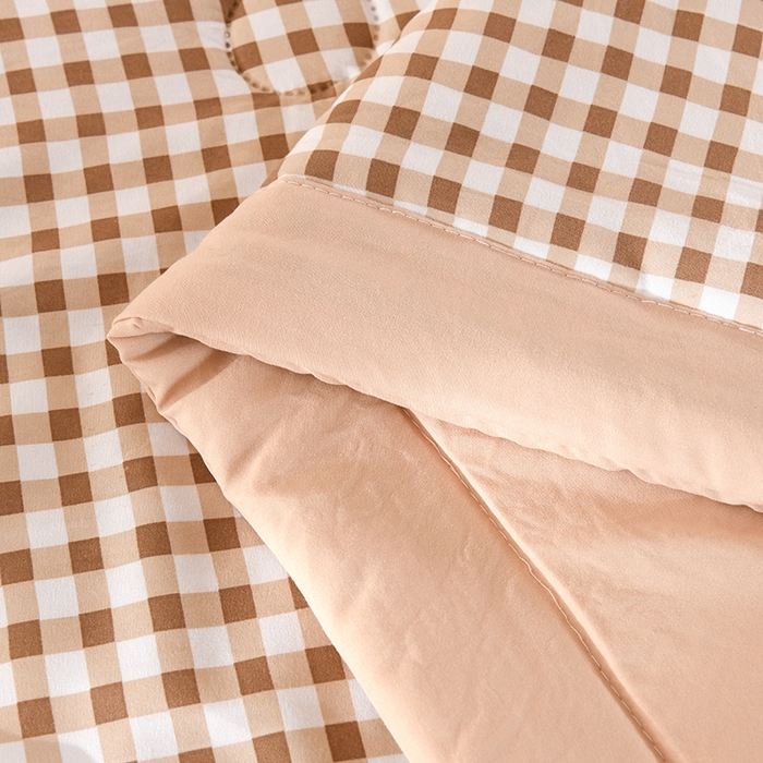 91家纺网 家纺一手货源 找家纺 欧夏家纺 2026水洗棉印花超声波夏被空调被夏凉被薄被子直播外贸供货 咖小格