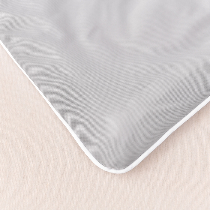 91家纺网 家纺一手货源 找家纺 永耀家纺 2026新款冷感冰激淋纯色凉感丝夏被空调被夏凉被 暖灰